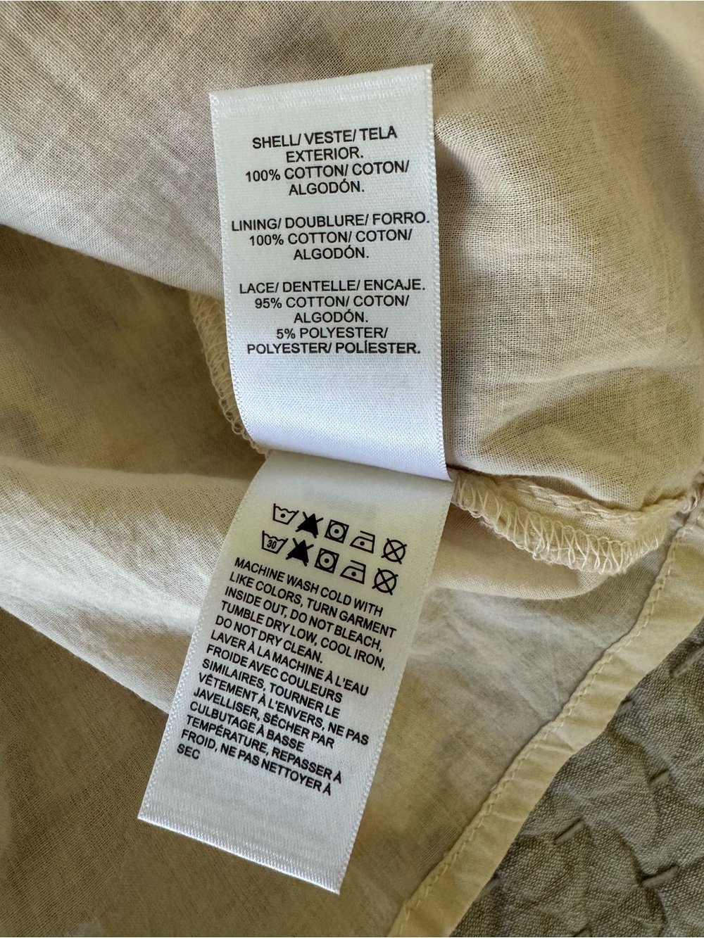 Lucky Brand dress, 100% cotton - Picture 4 of 4